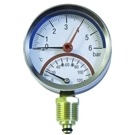 Manometr Ø 63 mm - przyłącze radialne - pomiar temperatury